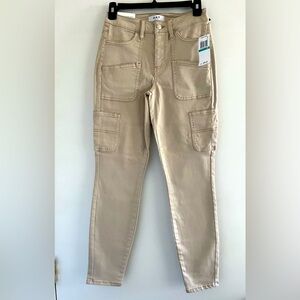 Oat New York High-Rise Skinny Ankle Jeans in Color Oat